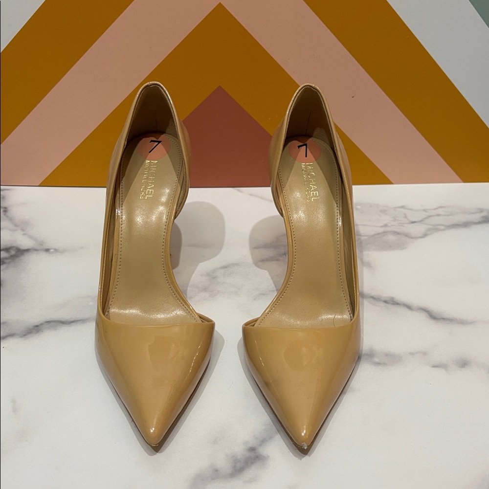 Michael Kors Tan Pointed Heels
